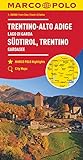 MARCO POLO Regionalkarte Italien 03 Südtirol, Trentino, Gardasee 1:200.000:...