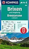 KOMPASS Wanderkarte 050 Brixen und Umgebung / Bressanone e dintorni 1:25.000:...